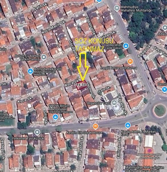 Mahmudiye Mahallesi'nde Mesken-Dubleks