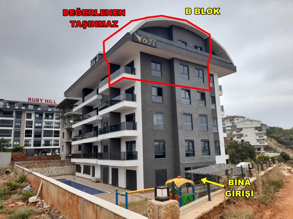 VakıfBank'tan Satılık Dubleks 4+1 Daire