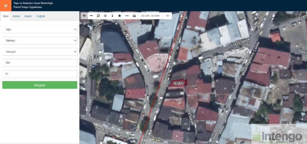 AĞRI MERKEZ HÜRRİYET MAHALLESİ'NDE SATILIK DAİRE (AB-1246)