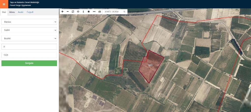 SALİHLİ BEYLİKLİ MAHALLESİ'NDE SATILIK TARLA (101196439)