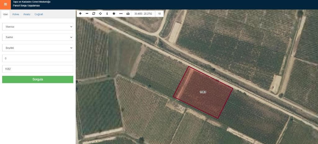 SALİHLİ BEYLİKLİ MAHALLESİ'NDE SATILIK BAĞ (101196145)