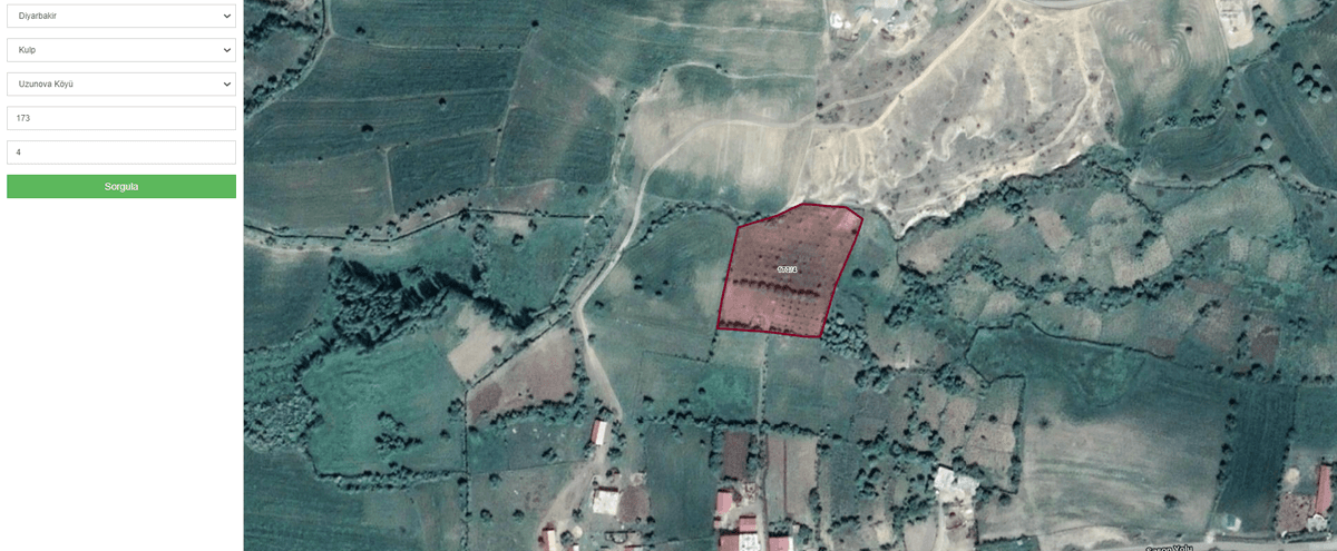 KULP UZUNOVA MAH.'DE SATILIK CEVİZ BAHÇESİ (R-1174)