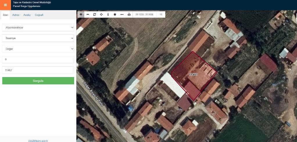 İHSANİYE DÖĞER MAHALLESİ'NDE SATILIK İMARLI ARSA (R-1814)