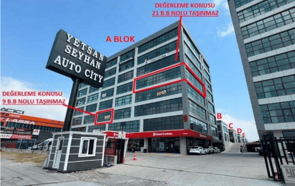 ŞAKİRPAŞA YETSAN SEYHAN AUTO CİTY SATILIK OFİS (R-1917)